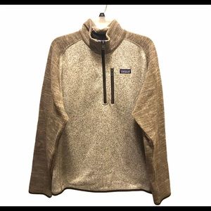 Patagonia Better Sweater Bleached Stone/Khaki EUC